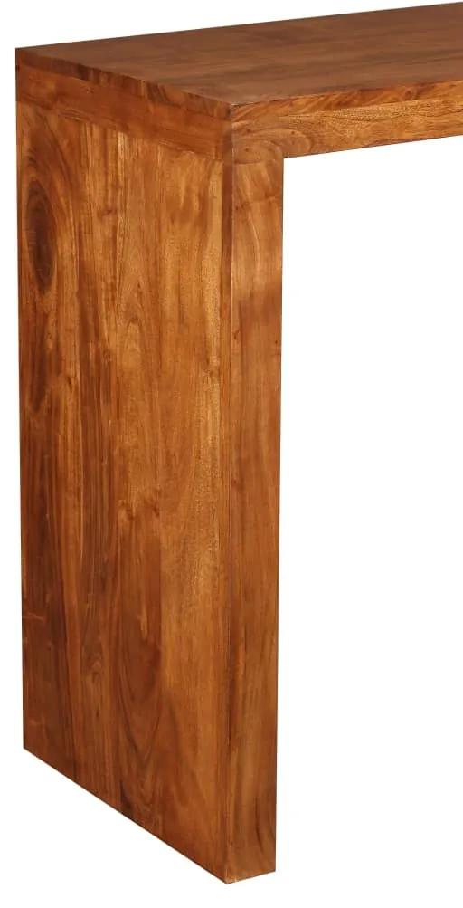 Masa consola, lemn masiv cu finisaj de sheesham, 110x40x76 cm