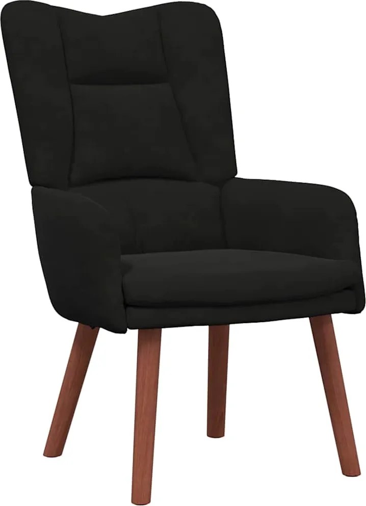 vidaXL fotoliu Negru 63 x 67 x 94 cm Catifea