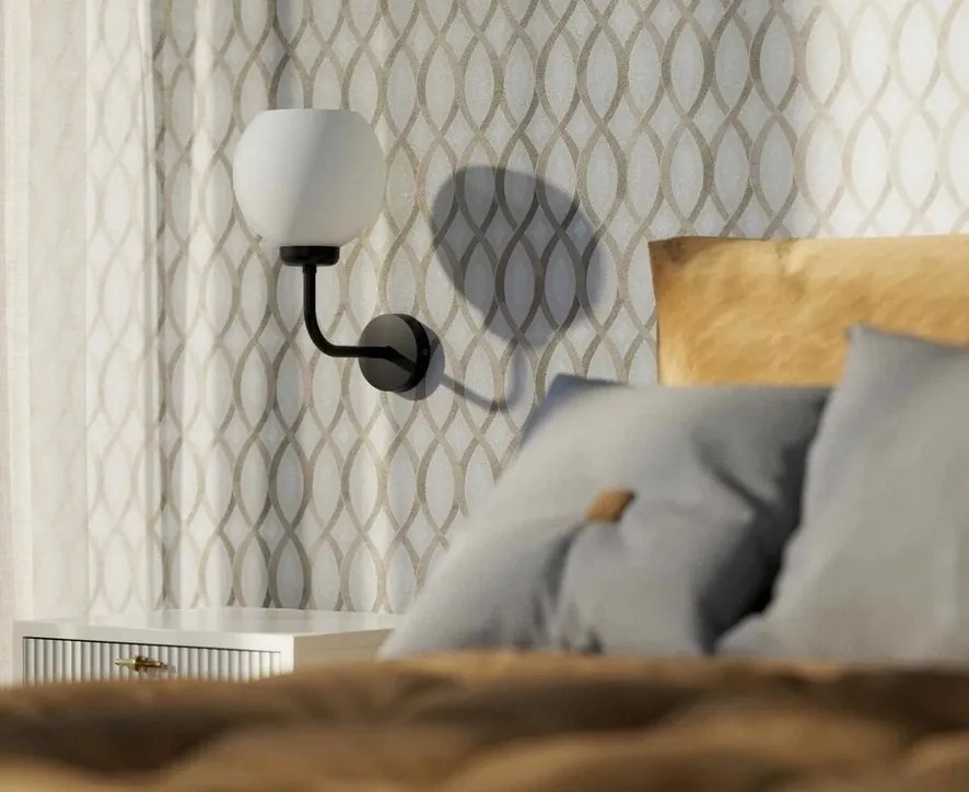 Aplica de perete din alama Globe