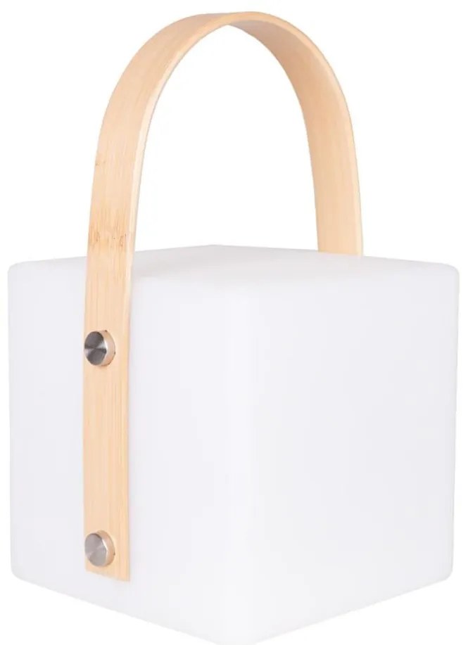 Lampă LED RGBW de exterior MAJORKA, 0,5 W, 5 V, USB, 1200 mAh, IP44, albă