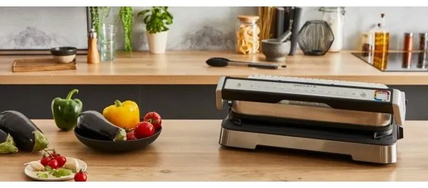 Grătar de contact Tefal OPTIGRILL 2 în 1 2000W/230V
