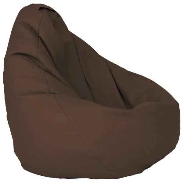 Fotoliu Nirvana Hobbit Pufrelax, Material Piele ecologica - Chocolate