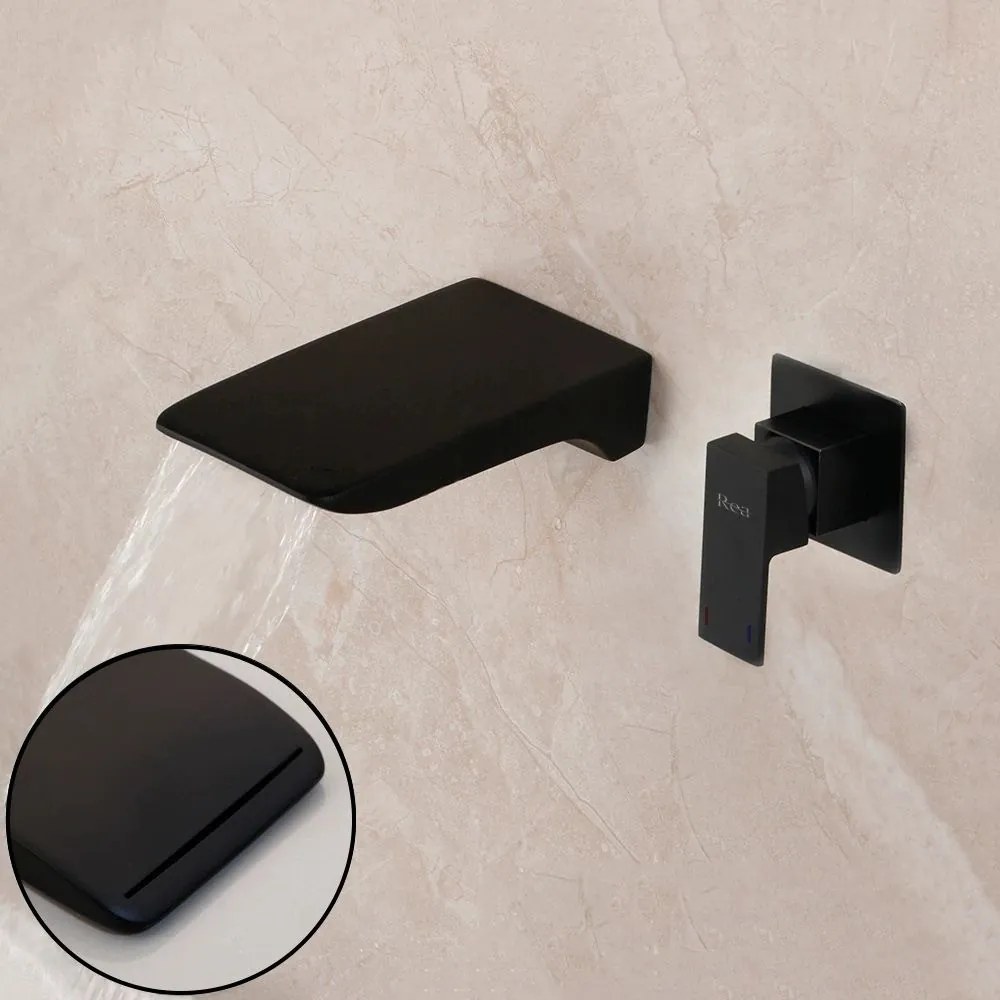 Baterie Mason incastrata negru mat
