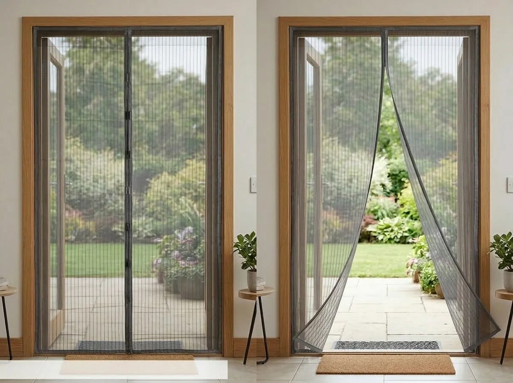 Plasa itriva insectelor pentru usi MAGNIX magnetica 220x100 cm