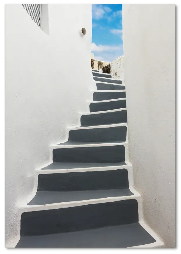 Fotografie imprimată pe sticlă Santorini, Grecia
