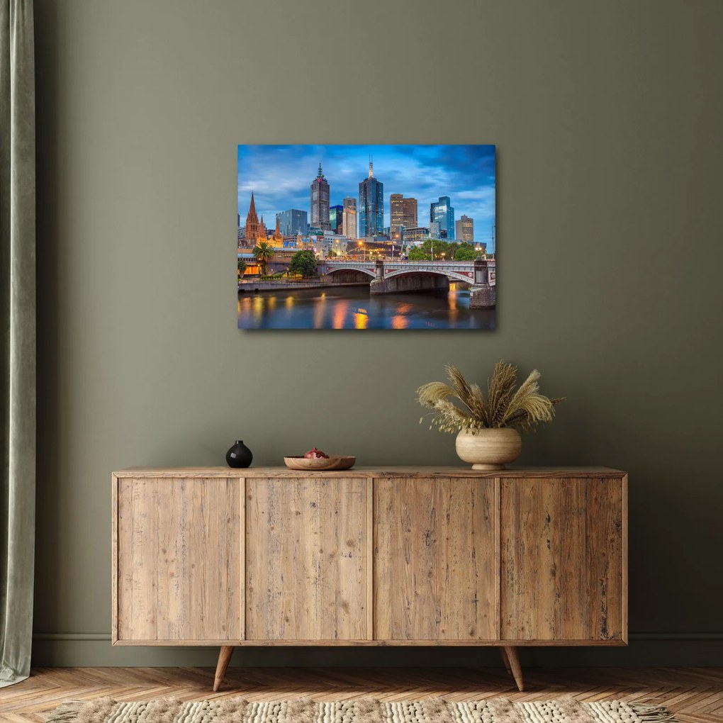 Tablou cu orașul Melbourne (70x50 cm)