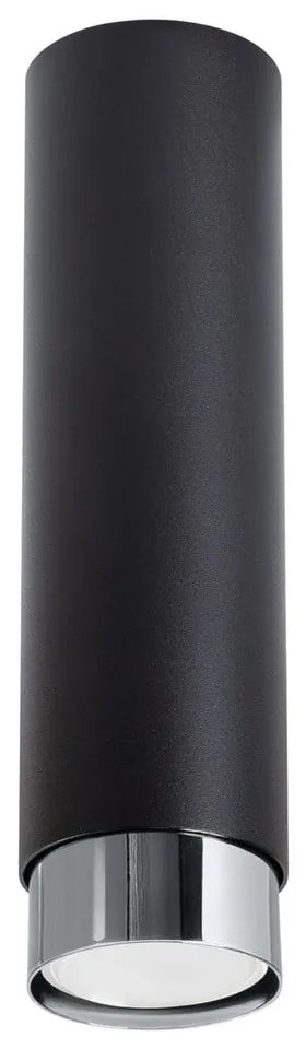 Plafonieră neagră/argintie Crown – Sollux