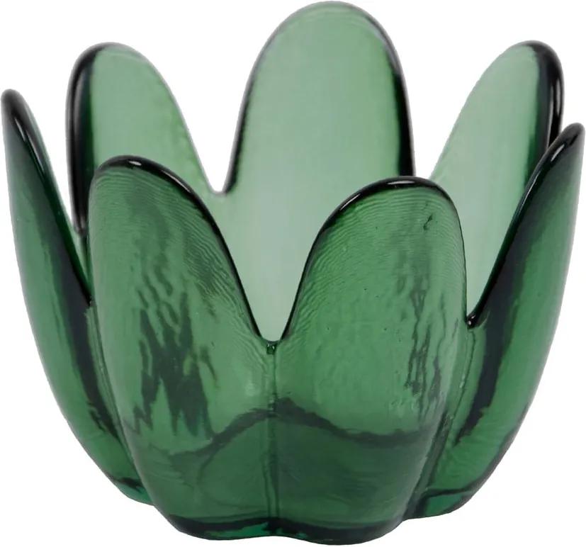 Bol din sticlă reciclată go Dekor Brotes, verde