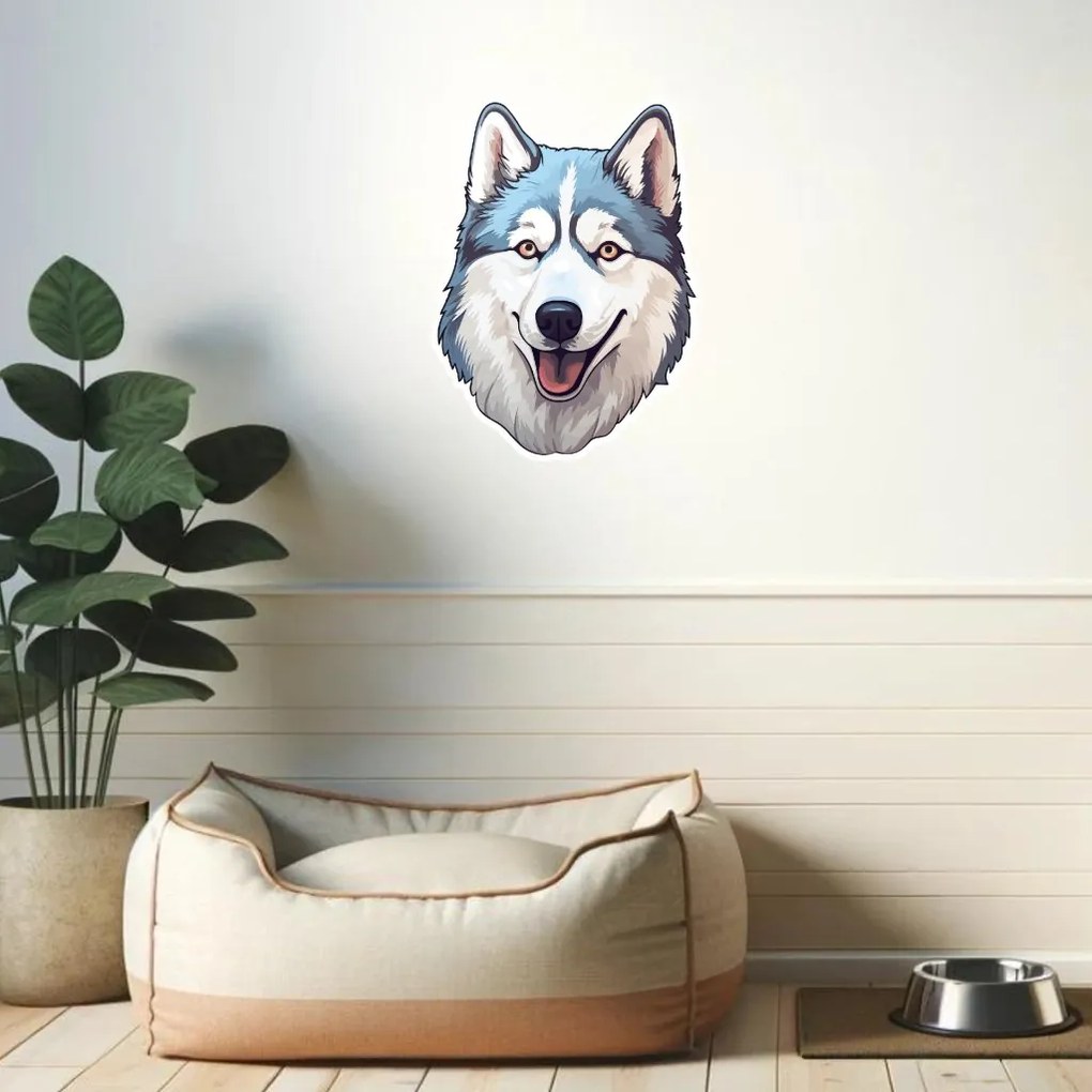 PIPPER. Autocolant Husky mărimea: 60cm
