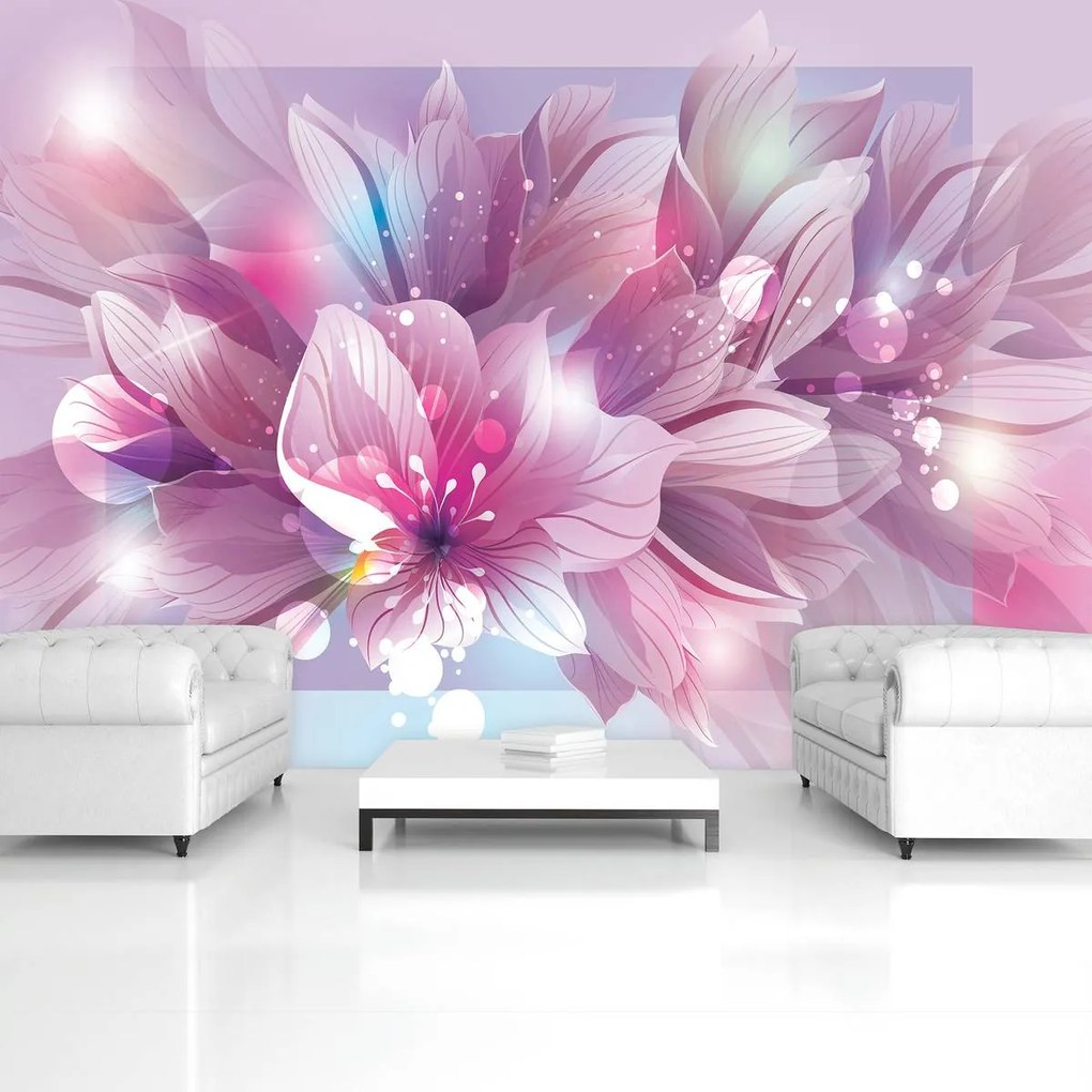 Fototapet - Arta florală - abstract (152,5x104 cm)