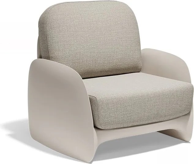 Fotoliu de exterior / interior design modern premium PEZZETTINA LOUNGE CHAIR 56010 Vondom