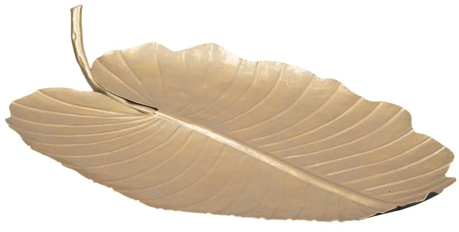 Decorațiune Mauro Ferretti Leaf, 35,5 x 23 cm, auriu