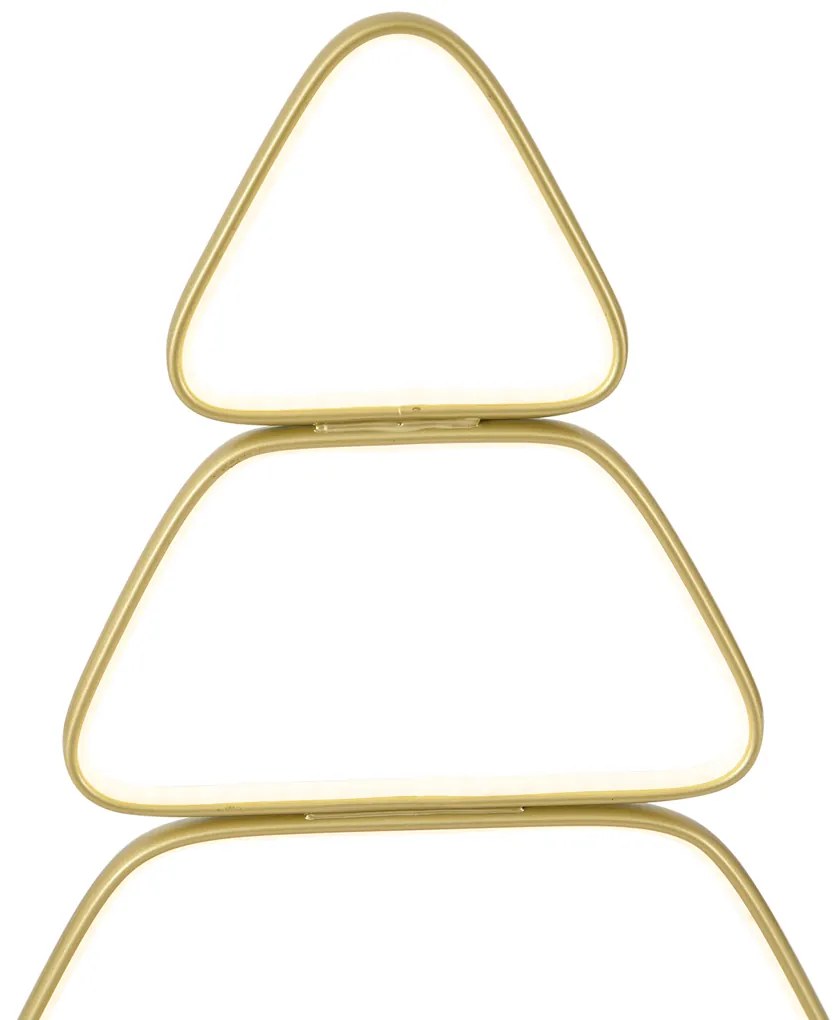 Lampă de masă de Crăciun aurie, brad de Crăciun, incl. LED IP44 - Arbre