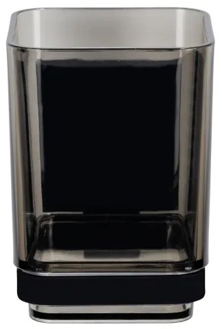 WENKO 71443800 - Pahar VACUUM-LOC QUADRO ED 7,5x10 cm, negru