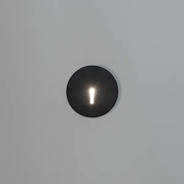 Kanlux 90796 - Corp de iluminat LED pentru scări MAGNIK LED/1,7W/230V CCT negru, rotund