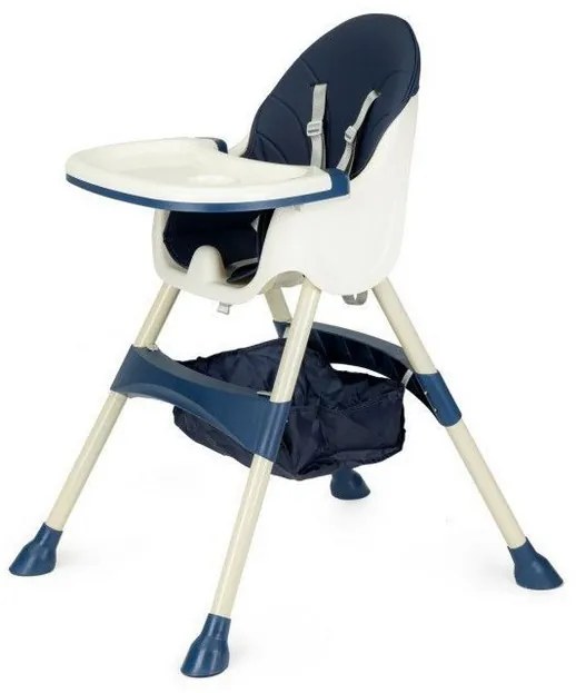 Scaun de masa 2 in 1 Ecotoys HC-823 - Bleumarin