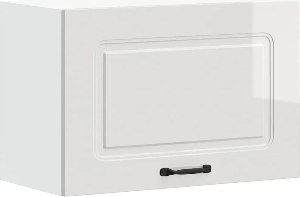 vidaXL Dulap de bucatarie "Kalmar" din lemn prelucrat alb lucios