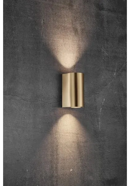 Nordlux - Aplica de exterior CANTO 2xGU10/28W/230V IP44 alamă