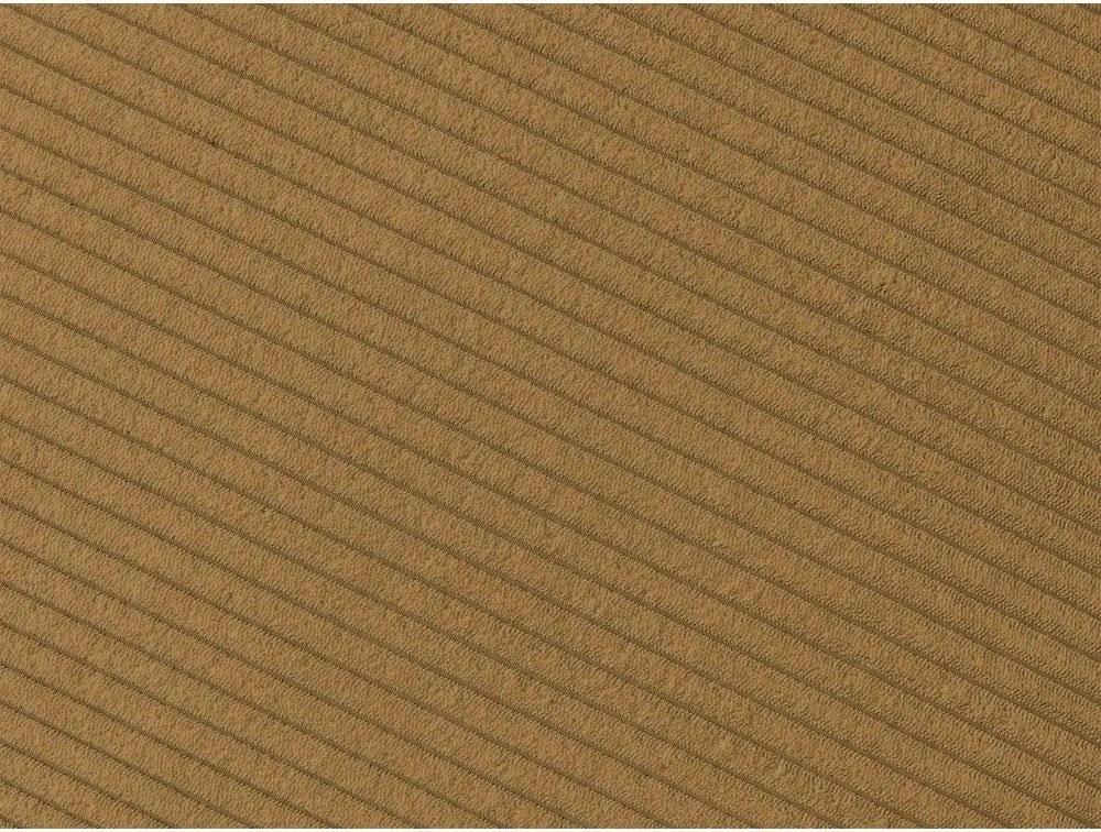 Canapea galben-muștar cu tapițerie din catifea reiată 242 cm Giorgia – Bobochic Paris