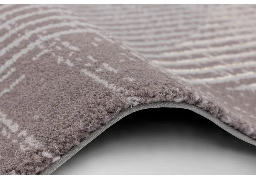 Covor gri din lână 133x180 cm Shades – Agnella
