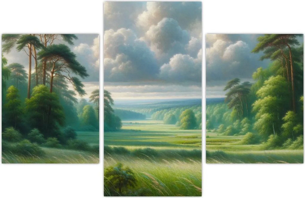 Tablou - Peisaj verde (90x60 cm)