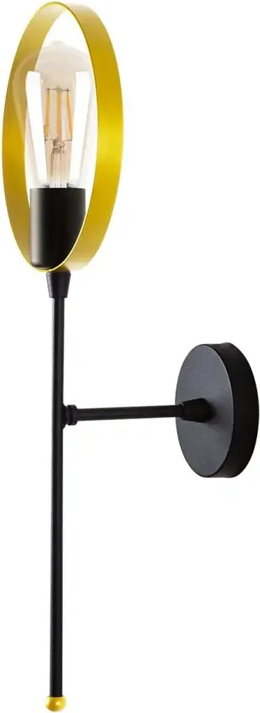 Aplica perete auriu-negru-alb homs ro11295