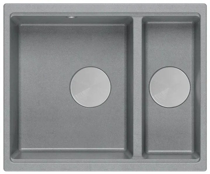 Chiuveta din granit Logan 150 gri metalic