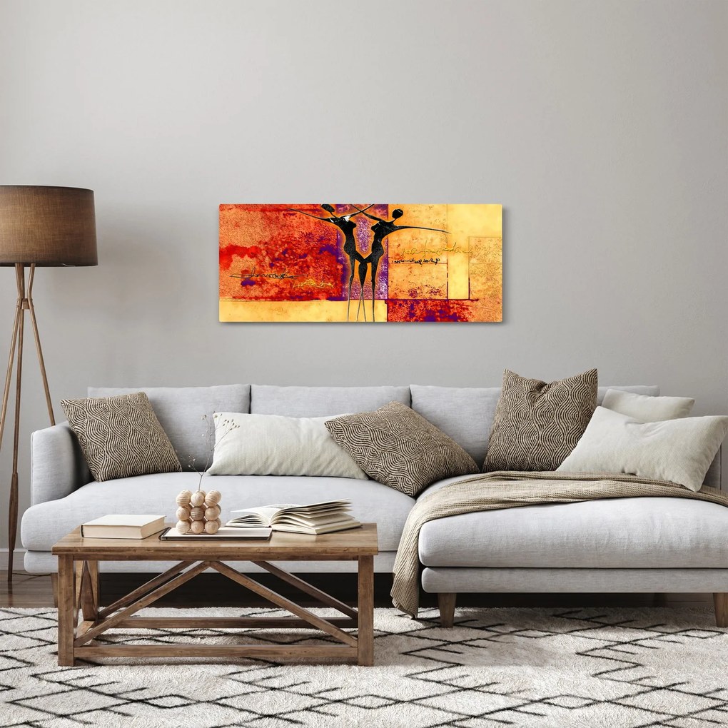 Tablou - Zeița africană (120x50 cm)