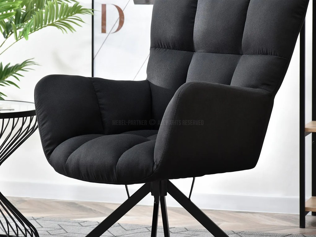 Fotoliu Kikino X (negru). Promo -8%. 1110134