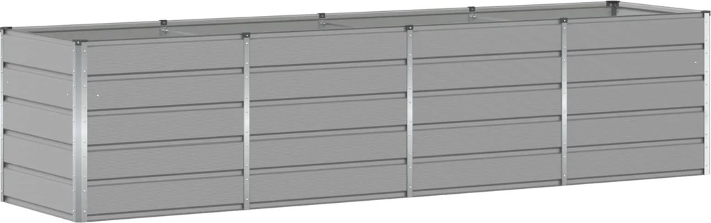 vidaXL Jardinieră Gri deschis 240 x 80 x 75 cm Oțel