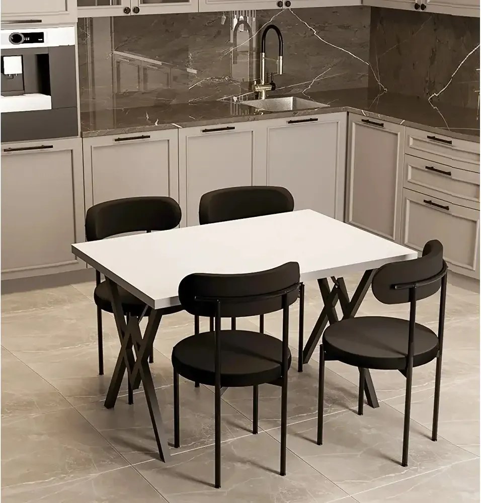 Scaun Onita, metal, negru