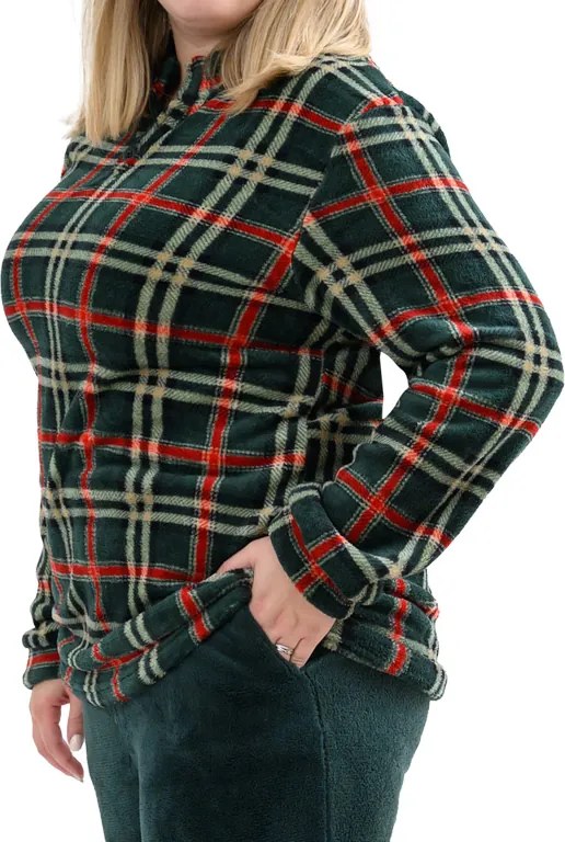 Pijama Cocolino microplus GLENMOORE verde - diverse marimi Marime: M