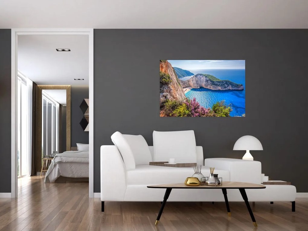 Tablou - Plaja Navagio, Grecia (90x60 cm)