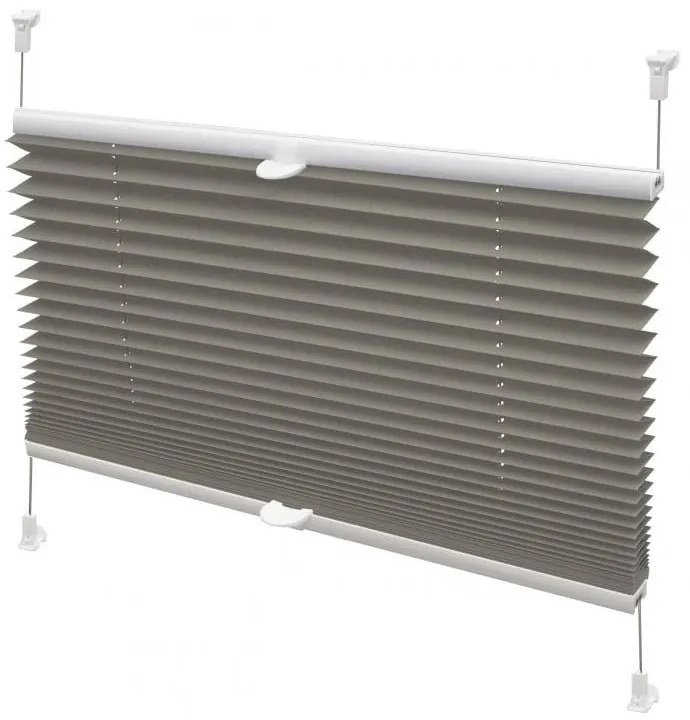 Jaluzea gri antracit 80x150 cm Plisé Verona Termo – Gardinia