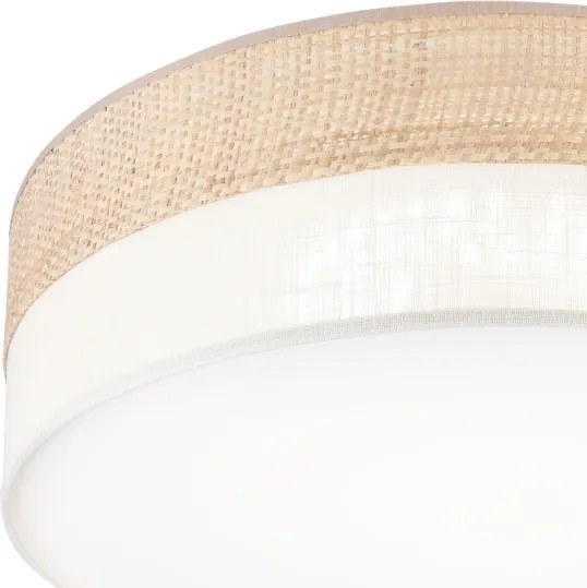 Plafonieră LED SIRJA BOHO LED/36W/230V Ø 45 cm bej/crem