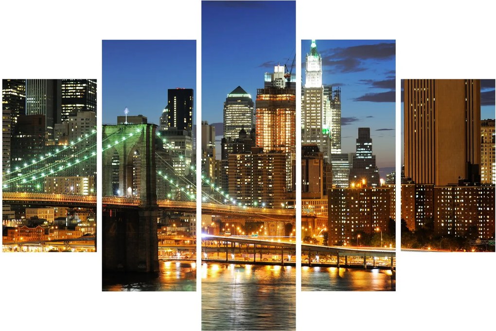 Tablou - Pod cu New York (150x105 cm)