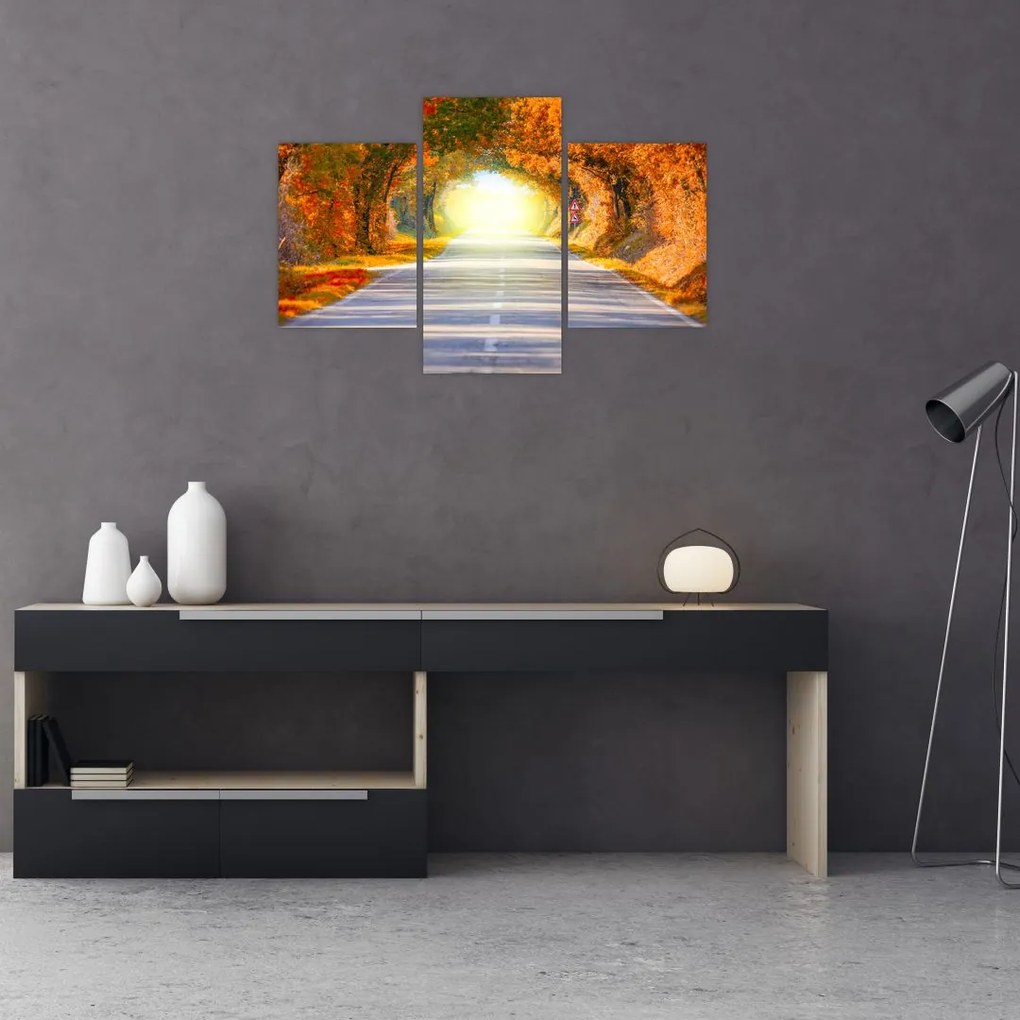 Tablou - Poarta din copaci (90x60 cm)