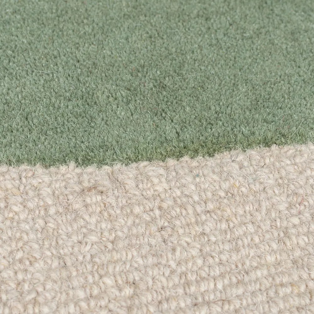 Covor verde țesut manual din lână 120x170 cm Glow Green &amp; Blue – Flair Rugs