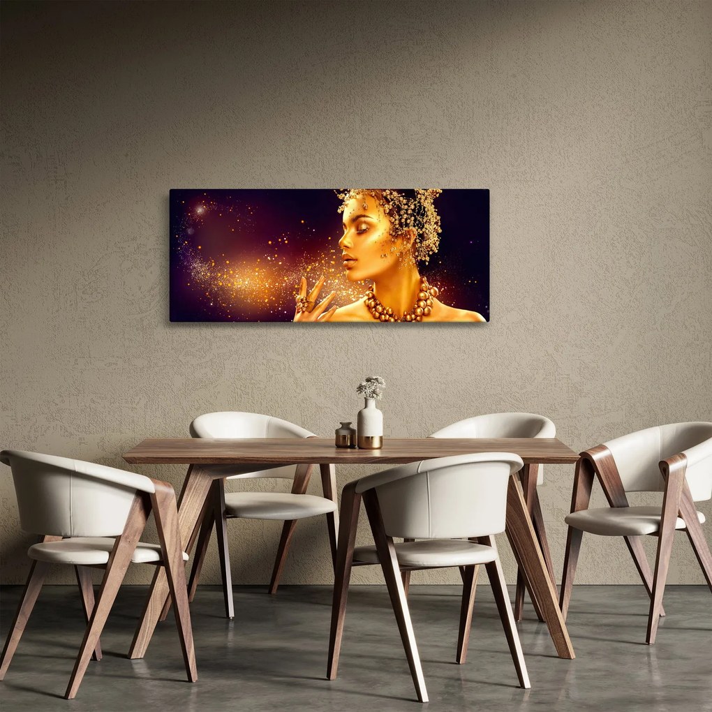 Tablou - Regina de aur (120x50 cm)