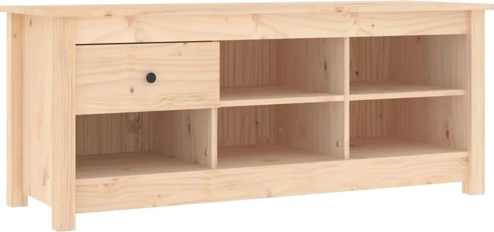 vidaXL Dulap pentru pantofi, 110x38x45,5 cm, lemn masiv de pin