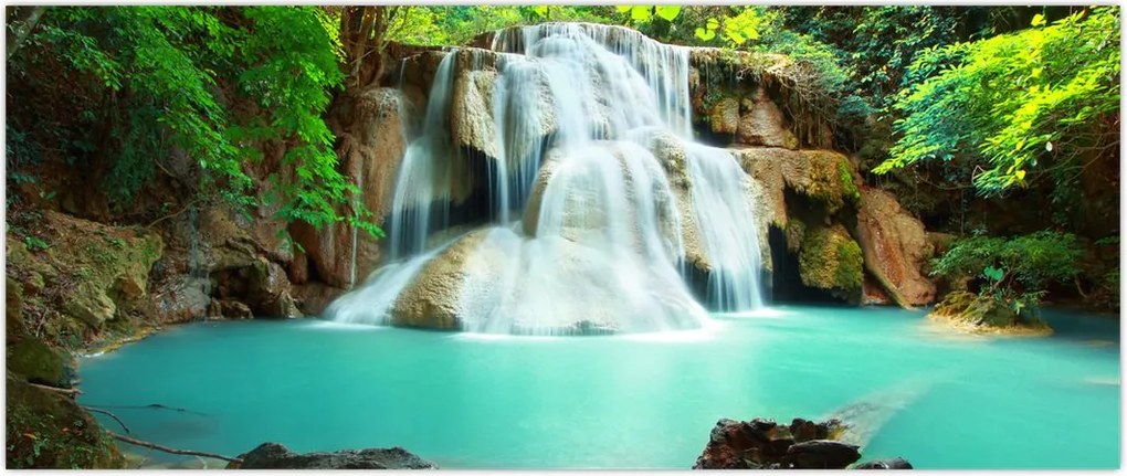 Tablou - Cascadă (120x50 cm)