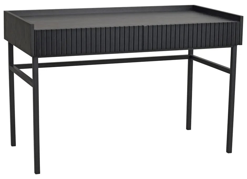 Birou cu blat cu aspect de lemn de stejar 120x61 cm Halifax - Rowico