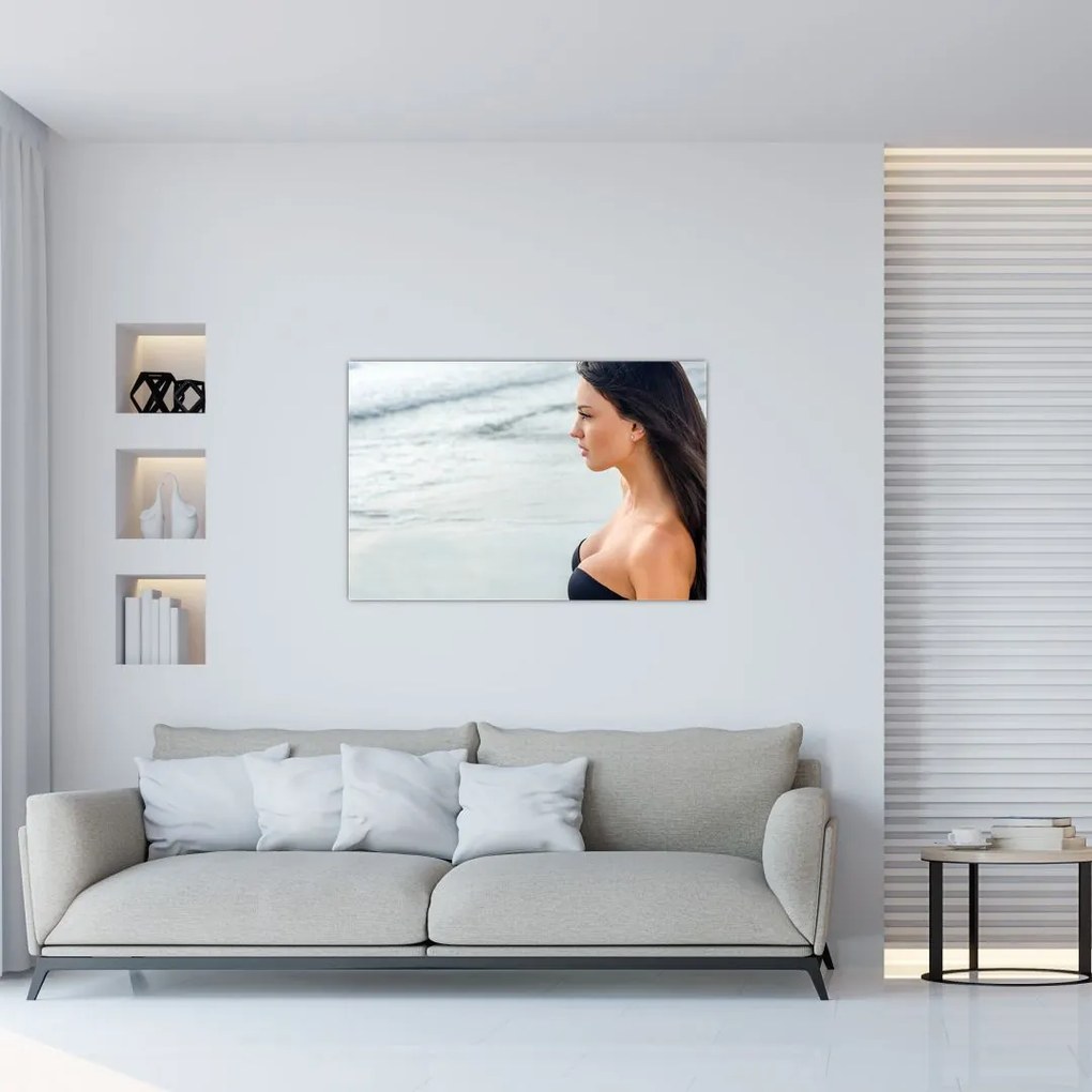 Tablou - Femeia la plajă (90x60 cm)