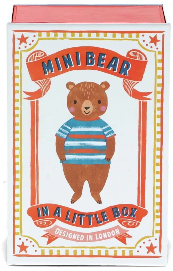 Jucărie de pluș Mini Bear in a Little Box – Rex London
