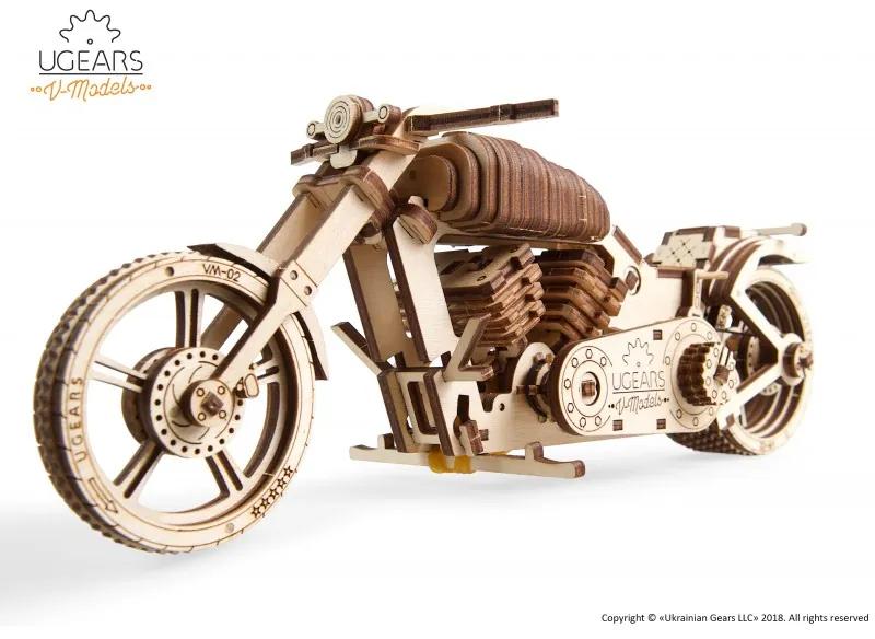 Motocicleta VM-02 - Puzzle 3D Modele Mecanice