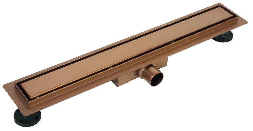 Odpływ liniowy  DUPLEX Copper/Miedziany 600mm NEXT - Virgin/Tile 5903943983933