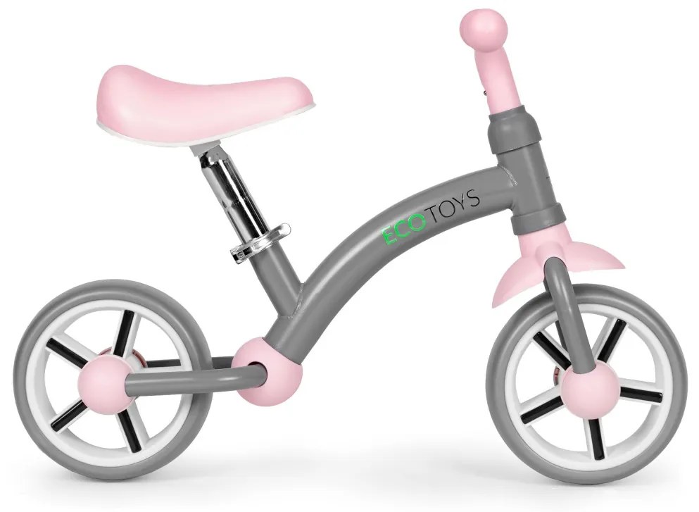 Bicicleta Jogging cu roți EVA scaun reglabil gri