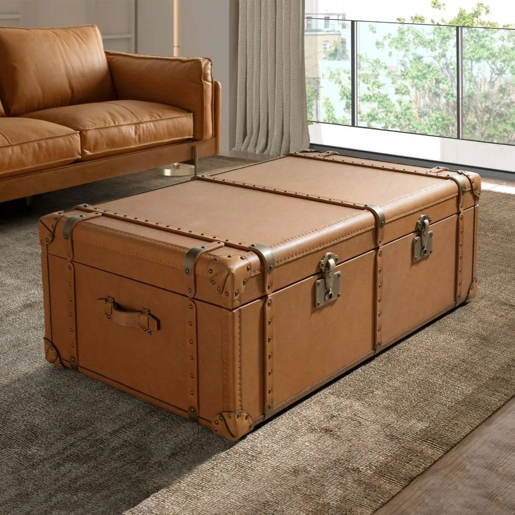 Cufar LUX design italian Cowhide camel
