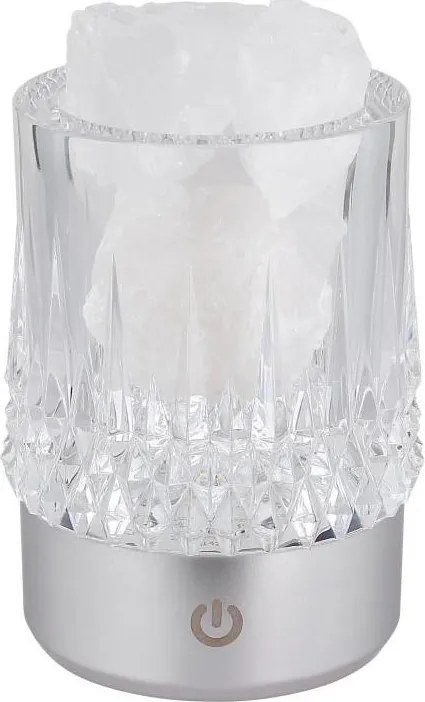 Globo 21044S - Lampă de birou LED LIZZY cu control tactil LED/1W/5V 3000K 1200 mAh argintie