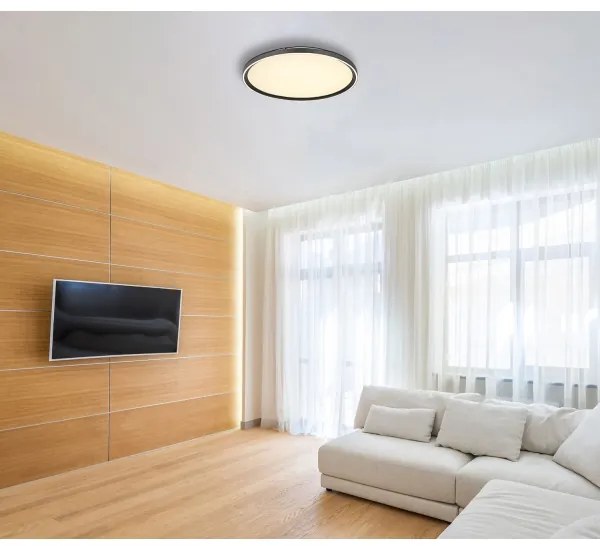 Plafonieră LED dimabilă Globo 48802-48 DUBLIN LED/48W/230V + telecomandă
